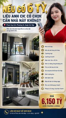 🏡 HƠN 6 TỶ, ANH CHỊ CÓ NÊN CHỌN NHÀ VỊ TRÍ THUẬN TIỆN MỖI NGÀY?