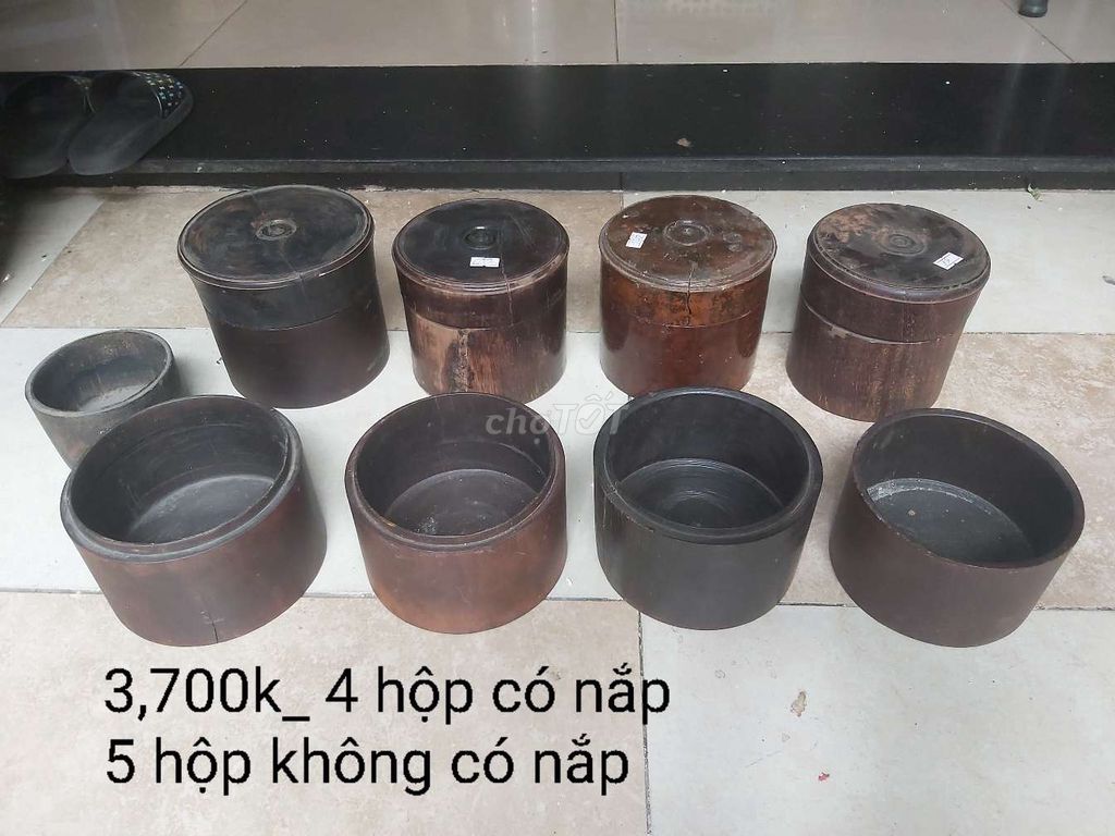 Hộp trầu gỗ xưa