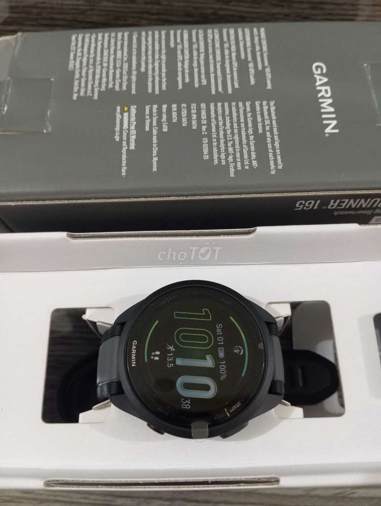 Garmin Forerunner 165 Đen. Mua bán Thiết bị đeo thông minh tại Thành phố Vinh Nghệ An được đăng bởi Phước phát hình 1