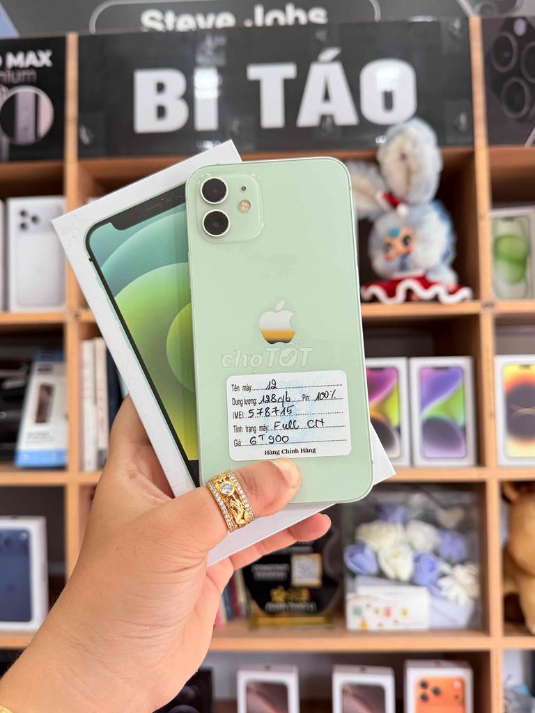 Apple iPhone 12 128GB Xanh Bơ. Mua bán Điện thoại tại Thành phố Long Xuyên An Giang được đăng bởi Bi Táo Store hình 1