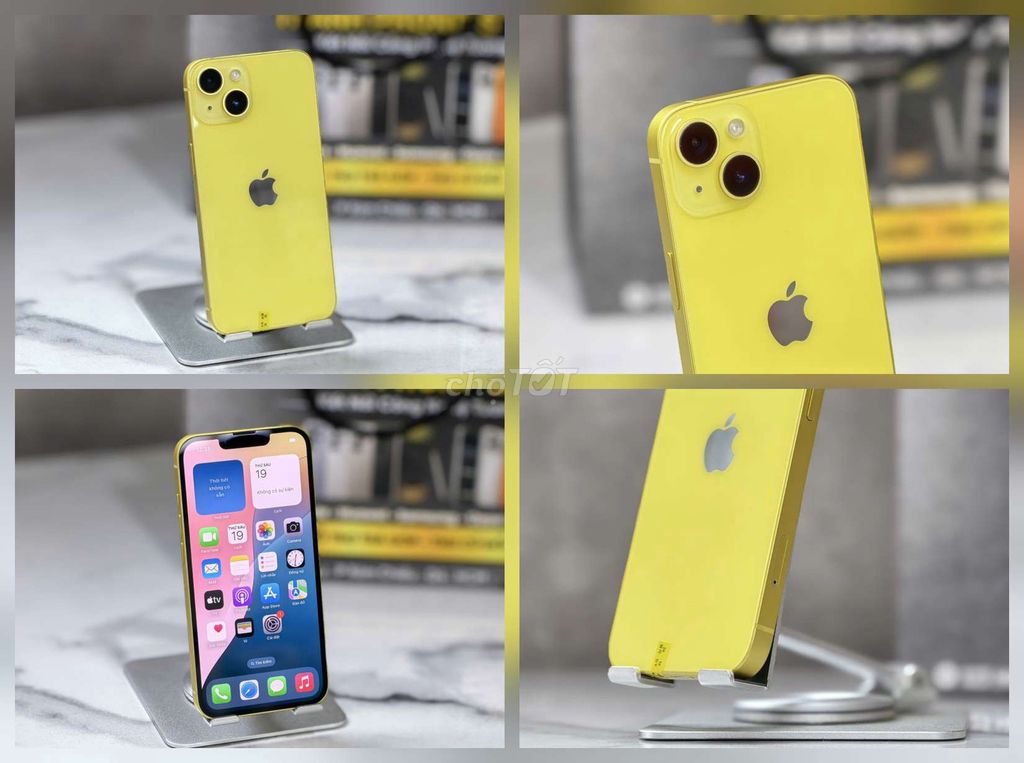 iPhone 14 128GB Vàng Hàn Quốc Cũ Đẹp Zin. Mua bán Điện thoại tại Quận 4 Tp Hồ Chí Minh được đăng bởi Thanh Phong Mobile hình 1