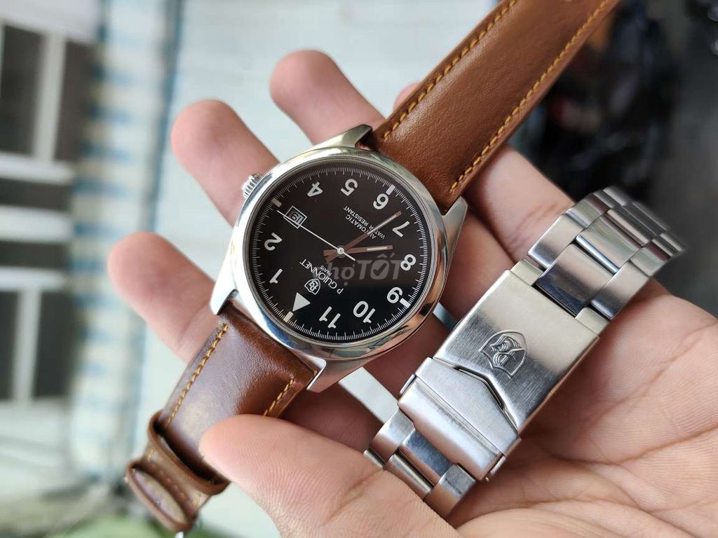 Đồng hồ Guionnet Paris Automatic 39mm kính saphia