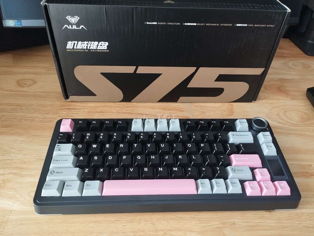 Bàn phím cơ AULA S75 Pro Mới. Mua bán Phụ kiện (Màn hình, Chuột...) tại Thị xã Gò Công Tiền Giang được đăng bởi Nguyễn Hoàng Chương hình 1