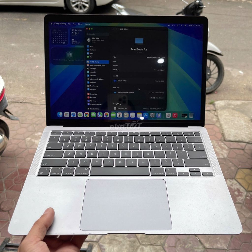 Apple Macbook Air M1 2020 8GB/256GB. Mua bán Laptop tại Thành phố Qui Nhơn Bình Định được đăng bởi LÊ ĐĂNG MINH hình 1