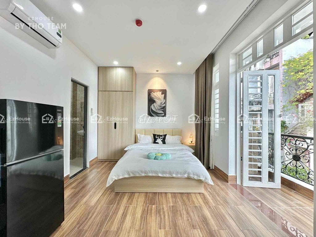 🔥CĂN HỘ STUDIO 1PN BAN CÔNG 30m2 THANG MÁY FULL NỘI THẤT TÂN BÌNH
