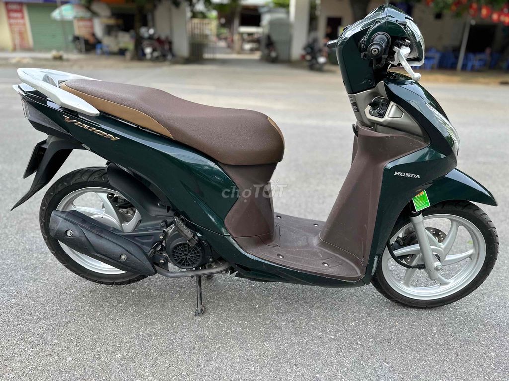 Honda Vision Khoá Smartkey Xanh ngọc lục bảo,