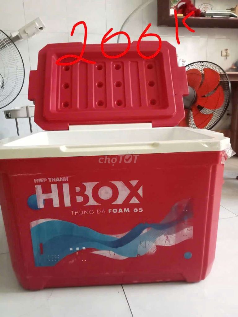 Thùng đá Hiệp Thành HIBOX Foam 65 Đỏ trắng Mới. Mua bán Dụng cụ nhà bếp tại Huyện Bình Chánh Tp Hồ Chí Minh được đăng bởi kim ngưu  hình 1