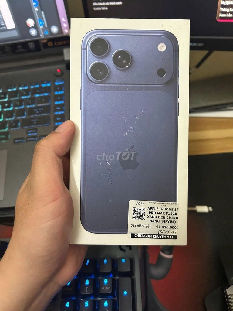 Apple iPhone 17 Pro Max Xanh 512GB ZPA CELLPHONES. Mua bán Điện thoại tại Quận Cầu Giấy Hà Nội được đăng bởi DunXLab hình 1