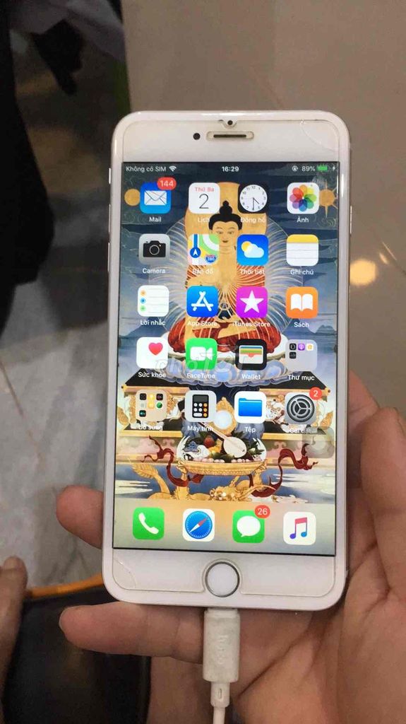 Apple iPhone 6 Plus 64GB Trắng Đã sử dụng. Mua bán Điện thoại tại Thành phố Biên Hòa Đồng Nai được đăng bởi Hoàng Mùi hình 1