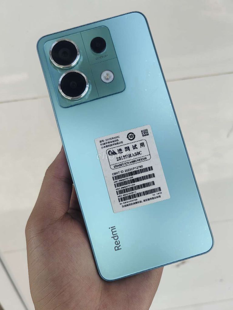 Xiaomi Redmi Note 13 Pro 5G Xanh ngọc. Mua bán Điện thoại tại Quận Cẩm Lệ Đà Nẵng được đăng bởi Chính Mobile hình 1