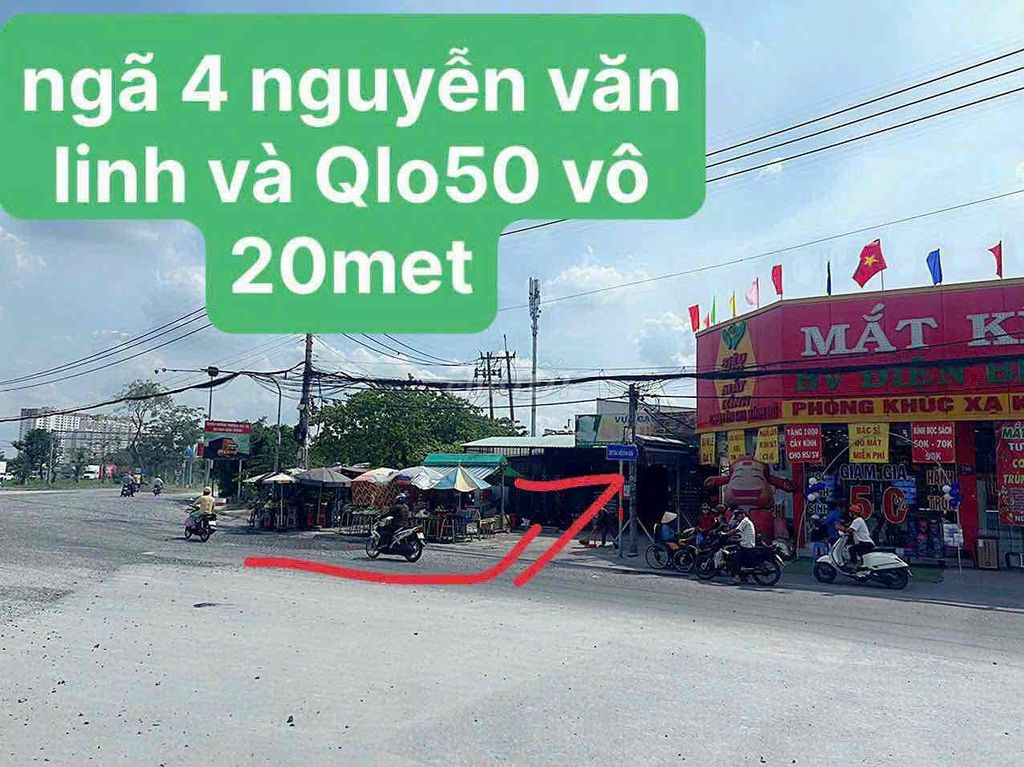 Bán nhà ngã tư nguyễn văn linh và quốc lộ 50