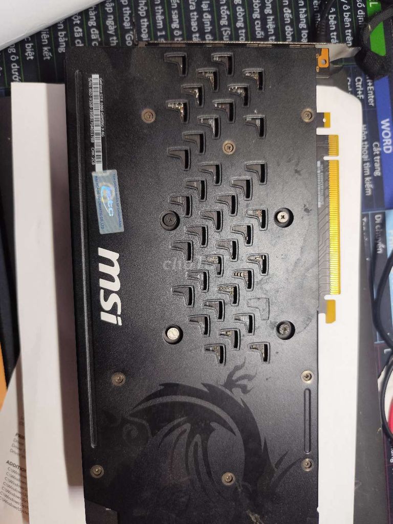 Card đồ họa MSI GTX 1060 6GB Đen, Đỏ. Mua bán Linh kiện (RAM, Card...) tại Huyện Bình Chánh Tp Hồ Chí Minh được đăng bởi Pcgiadinh hình 1