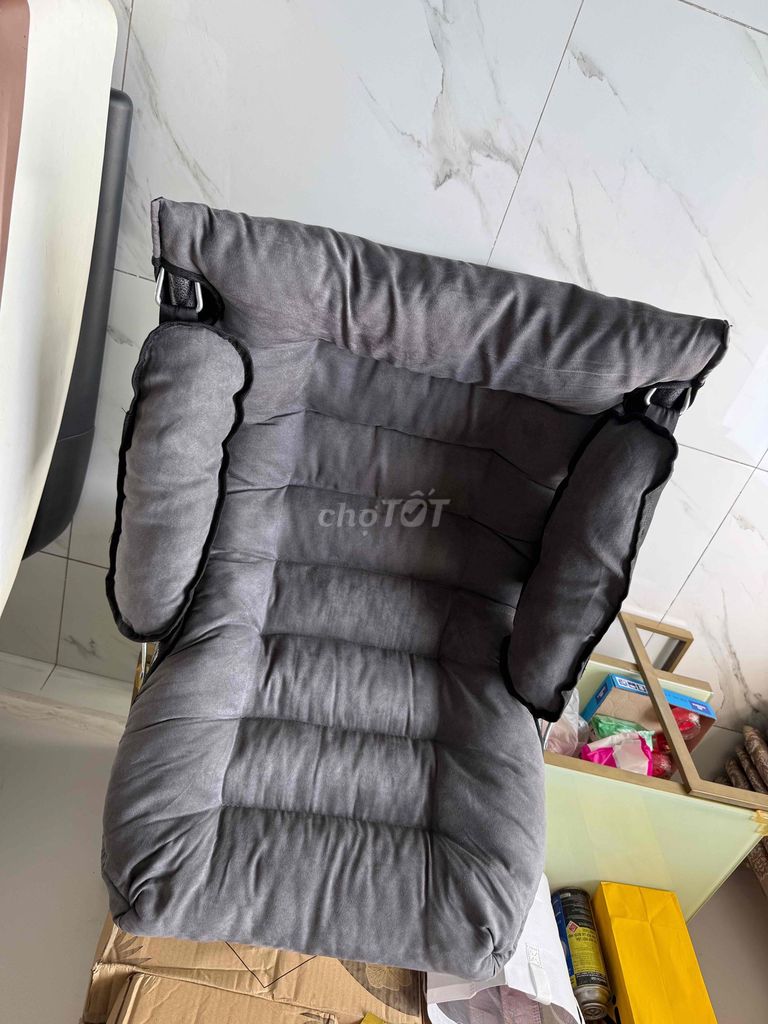 Ghế xếp Vải Xám Như mới. Mua bán Bàn ghế tại Quận 6 Tp Hồ Chí Minh được đăng bởi Shiki hình 1