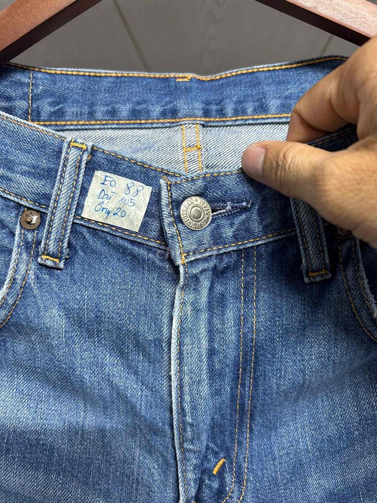 Quần jean Levis nam size 32. Mua bán Quần áo tại Quận Gò Vấp Tp Hồ Chí Minh được đăng bởi ĐỒ SI HIỆU CHÍNH HÃNG hình 1