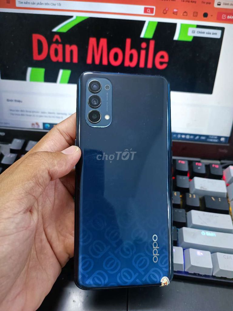 OPPO RENO 4 8GB.128GB PIN 4015 SNAP 720G MƯỢT MÀ