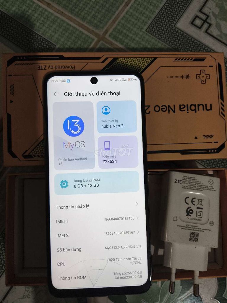 Nubia Neo 2 256GB Vàng. Mua bán Điện thoại tại Huyện Nhà Bè Tp Hồ Chí Minh được đăng bởi Quốc Đạt hình 1