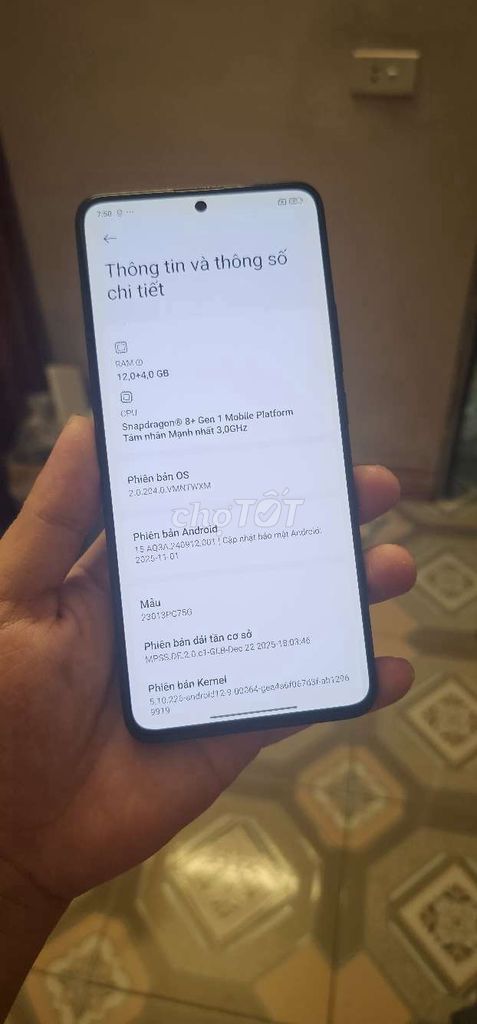 Xiaomi POCO F5 Pro 256GB Đen. Mua bán Điện thoại tại Huyện Gia Lâm Hà Nội được đăng bởi Huy hình 1