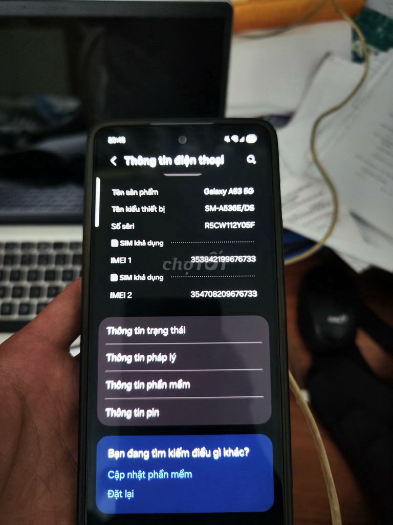 Samsung Galaxy A53 5G 8GB/128GB Đã qua sử dụng. Mua bán Điện thoại tại Huyện Phú Bình Thái Nguyên được đăng bởi Minh Dương hình 1