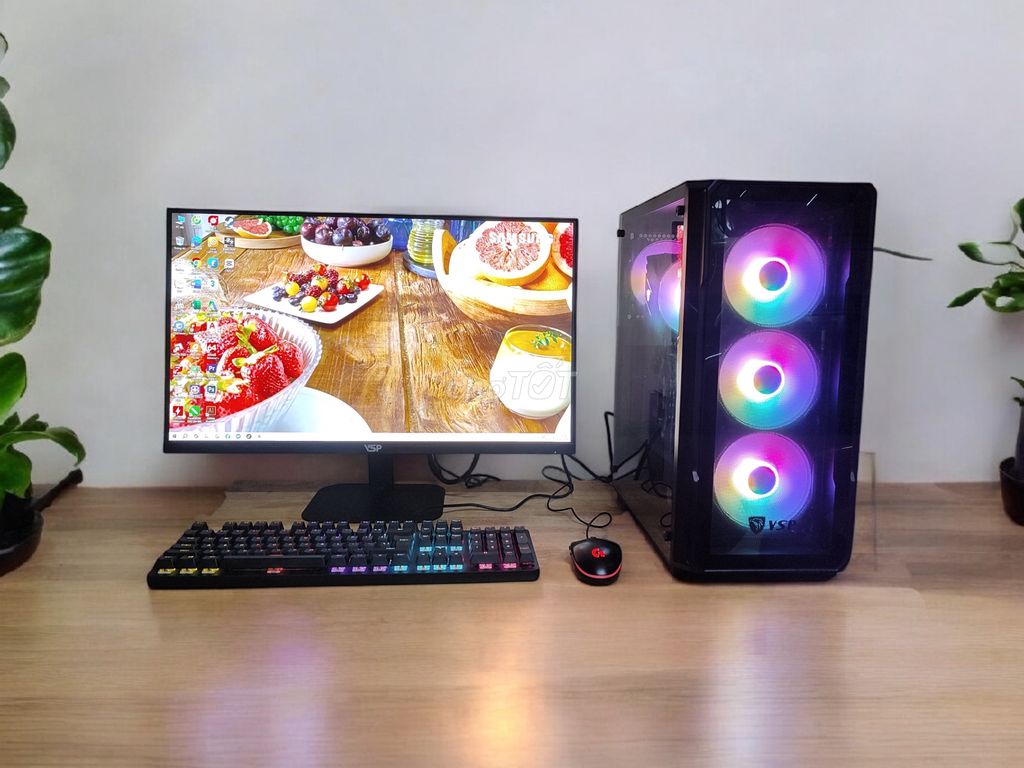 BỘ ĐỒ HỌA 36CPU RAM 64GB SSD +500G VGA 8G LCD 27"
