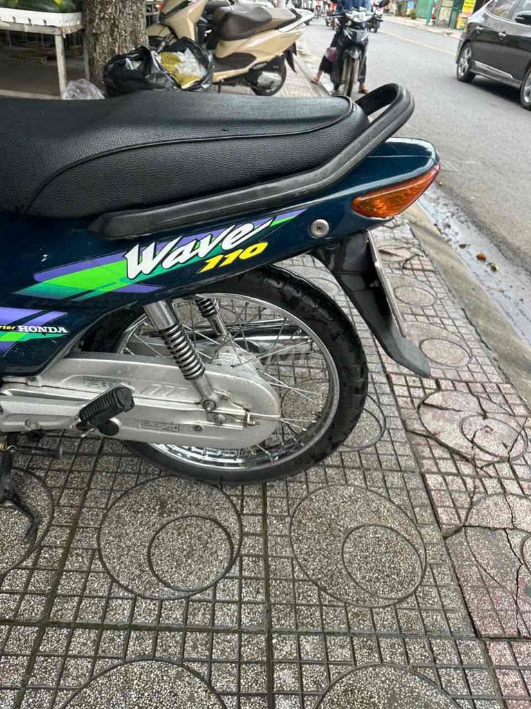 Honda Wave 110 Thái 1999 Xanh đen. Mua bán Xe máy tại Thành phố Thuận An Bình Dương được đăng bởi xe máy phước thịnh hình 3