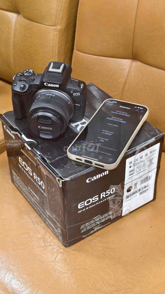 Máy ảnh Canon EOS R50 kèm lens kit còn bh hãng. Mua bán Máy ảnh, Máy quay tại Quận Bình Thạnh Tp Hồ Chí Minh được đăng bởi Le Dang Anh Tuan hình 1