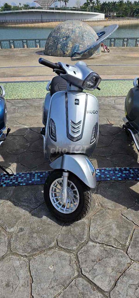 Xe Vespa điện model 2025- 2 phanh đĩa- thẻ từ. Mua bán Xe điện tại Quận Đống Đa Hà Nội được đăng bởi Xe Bảo Tín 61 Nguyễn Lương Bằng HN hình 7