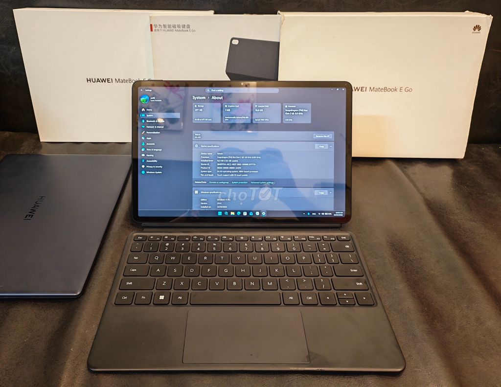 Huawei MateBookEGo Gen 2 16/512G+cover zin fullbox. Mua bán Máy tính bảng tại Quận Ba Đình Hà Nội được đăng bởi Tuấn Anh hình 1