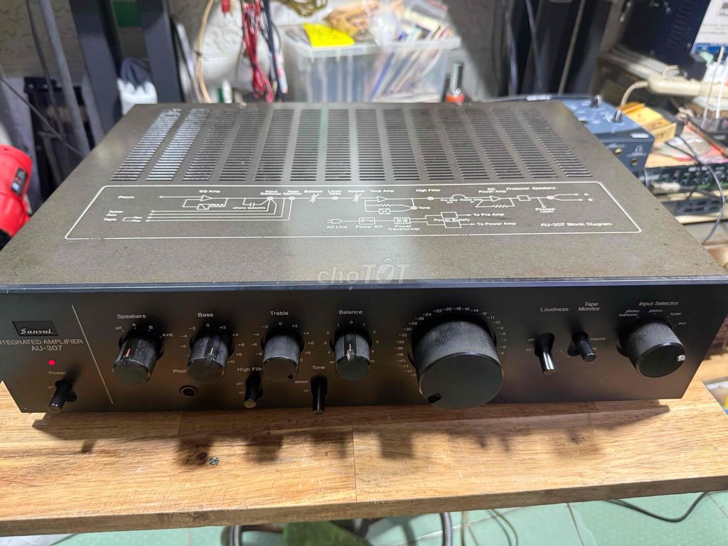 Amply Sansui AU-307 sò sắt. Mua bán Tivi, Âm thanh tại Quận Bình Thạnh Tp Hồ Chí Minh được đăng bởi Đam mê âm thanh chán thì bán hình 1