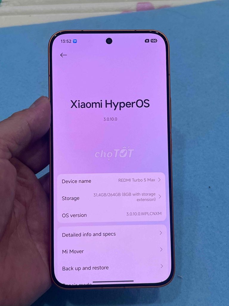 Xiaomi Redmi Turbo 5 Max 16GB/256GB Cam. Mua bán Điện thoại tại Quận Hoàng Mai Hà Nội được đăng bởi Nguyennoi hình 1