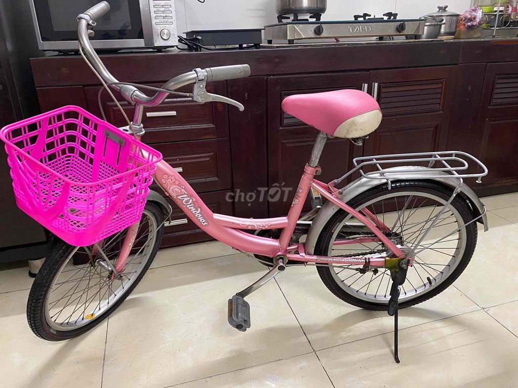 xe đạp cho bé,xe đạp trẻ em 20inch màu hồng