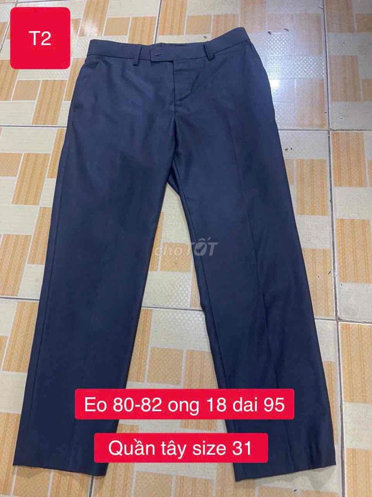 Quần tây nam Xám size 31 eo 80-82. Mua bán Quần áo tại Quận 12 Tp Hồ Chí Minh được đăng bởi HT 86 hình 1