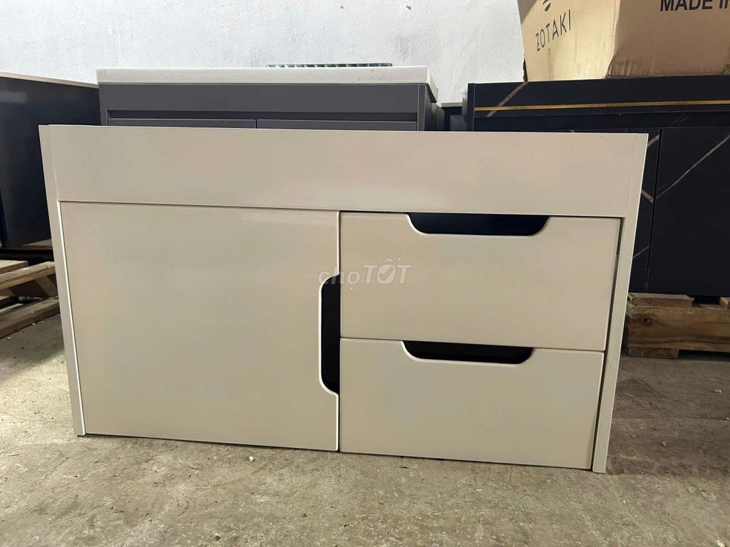 Tủ chậu lavabo Gỗ plywood, đá nung 80x48. Mua bán Thiết bị vệ sinh, nhà tắm tại Huyện Gia Lâm Hà Nội được đăng bởi Vũ hình 1