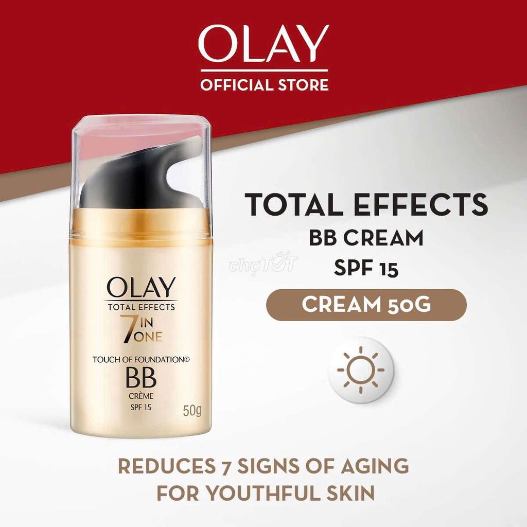 Kem BB Olay Total Effects 7 in One. Mua bán Phụ kiện thời trang khác tại Quận Bình Thạnh Tp Hồ Chí Minh được đăng bởi DT SHOP Nick Chính hình 1
