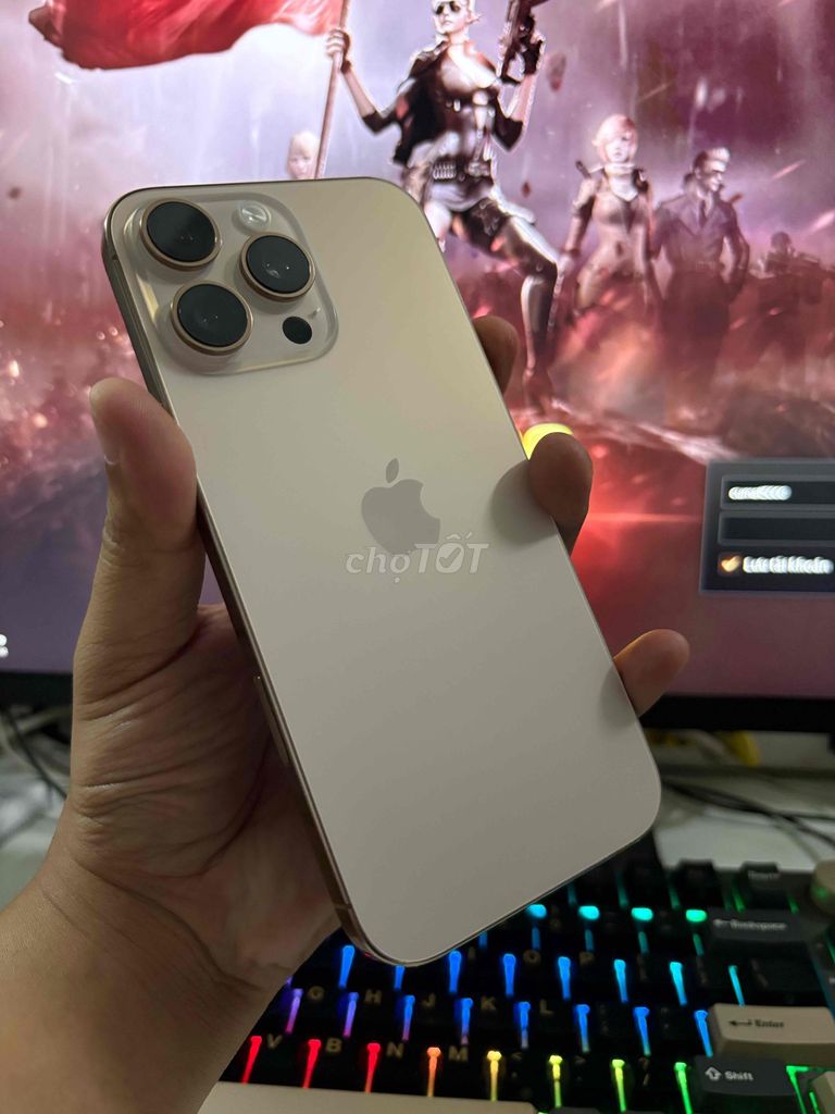 iPhone 16 Pro Max 256GB Vàng. Mua bán Điện thoại tại Quận Ninh Kiều Cần Thơ được đăng bởi Trắng Store hình 1