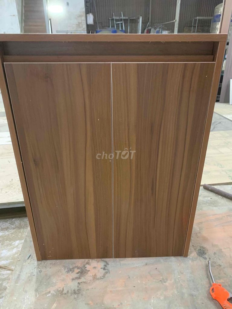 Tủ giày gỗ Nâu 4 khoang. Mua bán Tủ, kệ gia đình tại Huyện Hoài Đức Hà Nội được đăng bởi Nội Thất Gỗ Công Nghiệp  hình 1