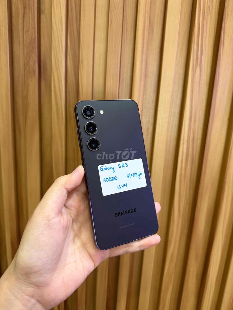 Samsung S23 8GB/128GB Đen SSVN nguyên zin. Mua bán Điện thoại tại Quận 10 Tp Hồ Chí Minh được đăng bởi Đăng Sơn Store hình 1