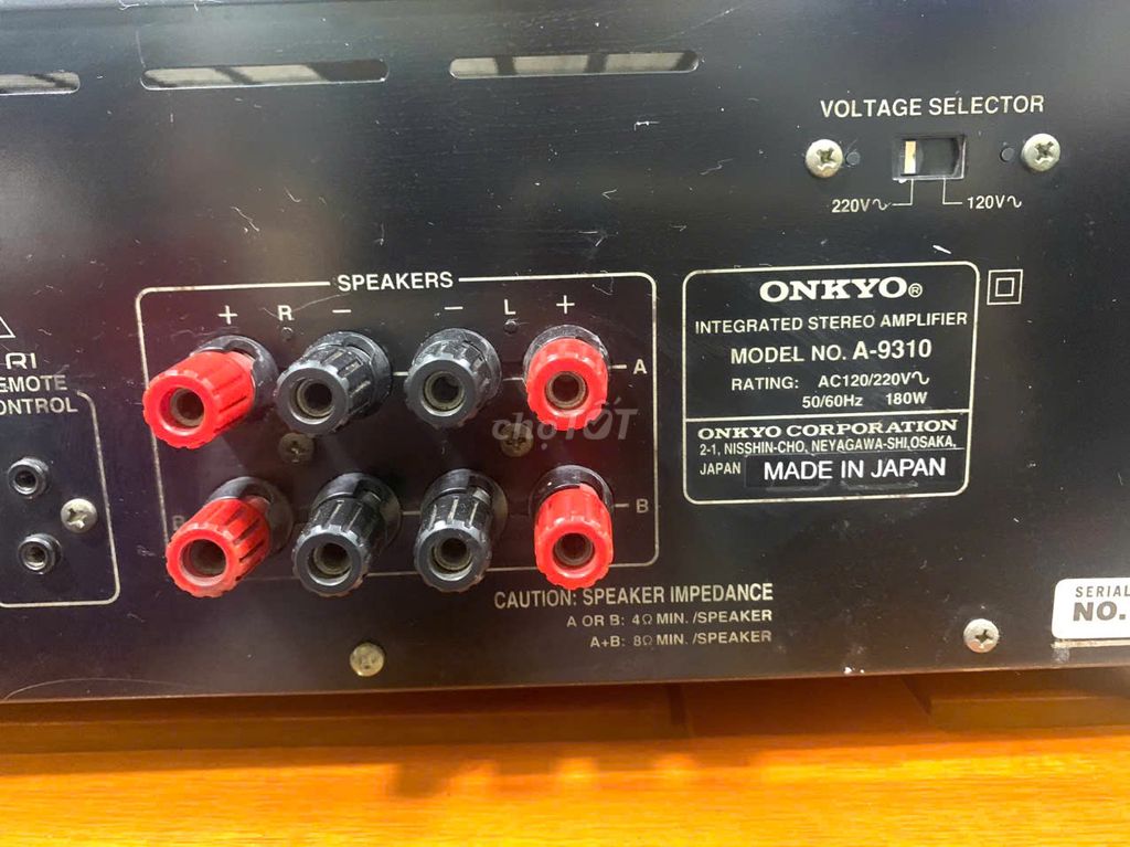 Amply Onkyo A-9310 Đã sử dụng 95%. Mua bán Tivi, Âm thanh tại Quận 3 Tp Hồ Chí Minh được đăng bởi TÙNG GIA PHÁT hình 1