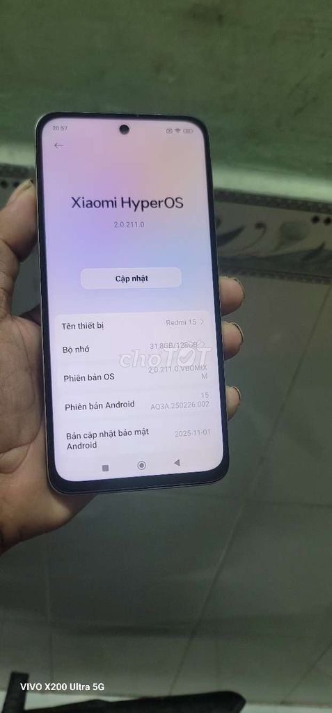 Xiaomi Redmi Note 15 128GB. Mua bán Điện thoại tại Quận 12 Tp Hồ Chí Minh được đăng bởi Lý Thanh hieu hình 1