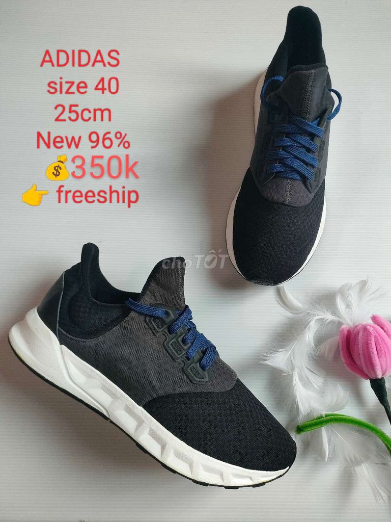 Adidas chạy bộ sz 40 chính hãng siêu nhẹ êm chân