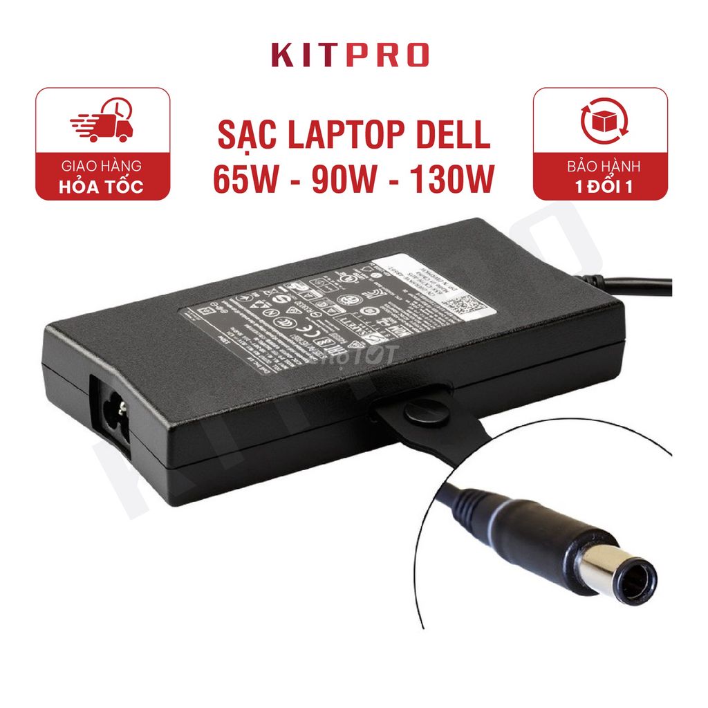 Sạc laptop Dell Inspiron Dell Vostro Dell Latitude. Mua bán Phụ kiện (Màn hình, Chuột...) tại Quận Gò Vấp Tp Hồ Chí Minh được đăng bởi SẠC LAPTOP KITPRO hình 1