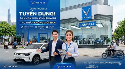 TUYỂN 20 NVKD ĐI LÀM NGAY THU NHẬP TRÊN 50TR