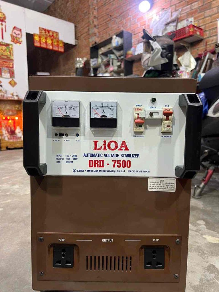 ổn áp Lioa DRII-7500 dãi 50v-250v nguyên zin đẹp