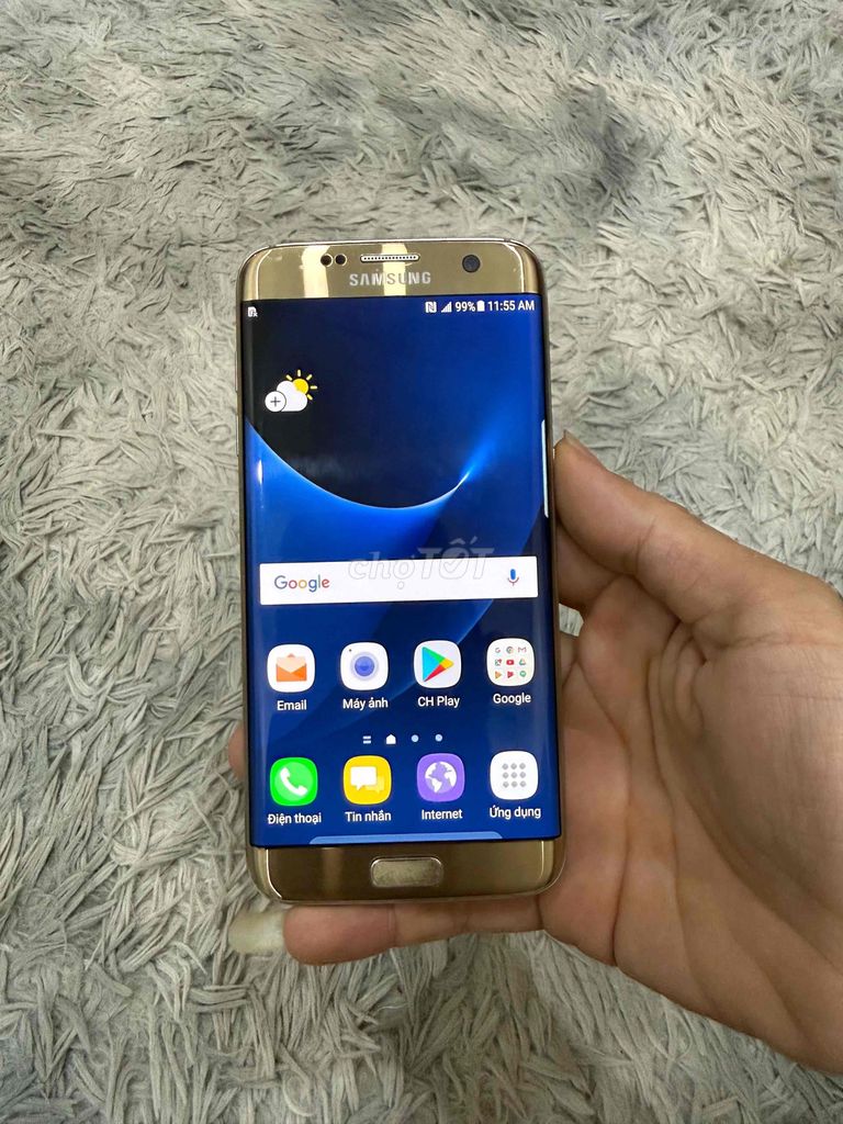 Samsung S7 Edge Vàng đồng. Mua bán Điện thoại tại Quận Ninh Kiều Cần Thơ được đăng bởi Điện Thoại Cỏ Cần Thơ  hình 1