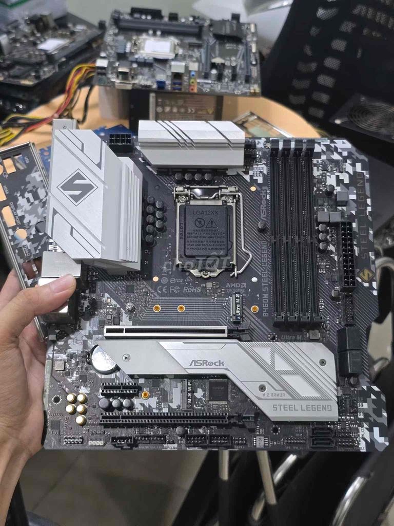Bo mạch chủ ASRock B460M Steel Legend LGA12XX. Mua bán Linh kiện (RAM, Card...) tại Quận Hà Đông Hà Nội được đăng bởi Vũ  hình 1
