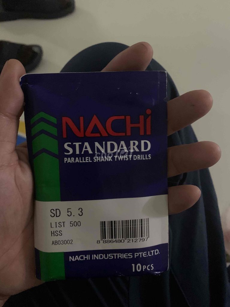 Mũi khoan Nachi Standard HSS SD 4.7 và 5.3 10 cái. Mua bán Đồ chuyên dụng, Giống nuôi trồng tại Huyện Mê Linh Hà Nội được đăng bởi Duy Khôi hình 1