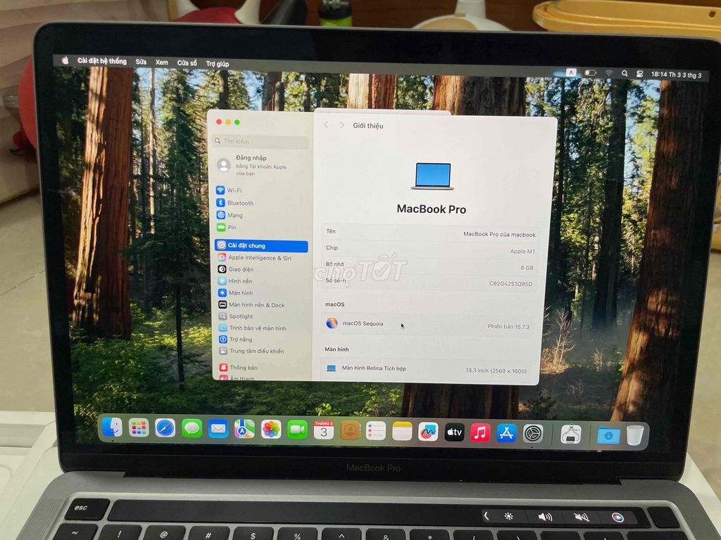 Apple MacBook Pro M1 8GB/256GB. Mua bán Laptop tại Quận 1 Tp Hồ Chí Minh được đăng bởi Bi hình 1