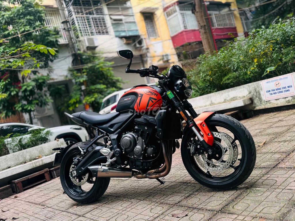 TRIUMPH Trident 660 xe lướt mới, bô Zart xịn. Mua bán Xe máy tại Quận Cầu Giấy Hà Nội được đăng bởi Tong motor xe may hình 3