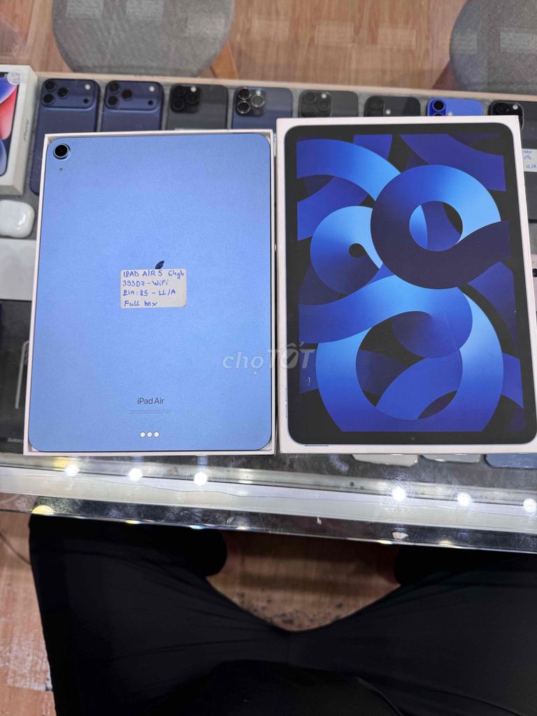 Apple iPad Air 5 M1 64GB Xanh 99%. Mua bán Máy tính bảng tại Quận 10 Tp Hồ Chí Minh được đăng bởi Phi Đăng Sơn Store hình 1
