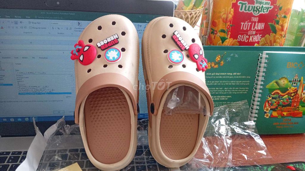 Dép sục. Mua bán Giày dép tại Huyện Vĩnh Tường Vĩnh Phúc được đăng bởi TẠP HÓA TUẤN LINH hình 1