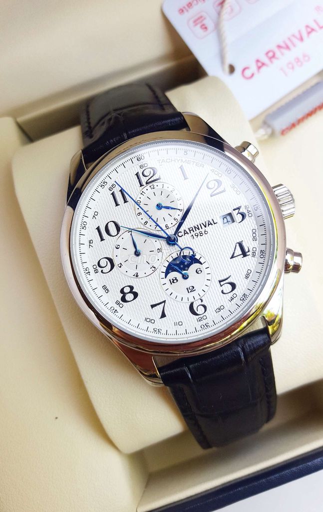 Đồng Hồ Cực Đẹp Cơ Automatic 6 Kim Hiệu CARNIVAL. Mua bán Đồng hồ tại Thành phố Thủ Đức Tp Hồ Chí Minh được đăng bởi Hiếu Nguyễn hình 1